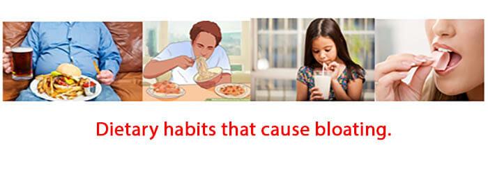 Dietary habits that cause bloating.