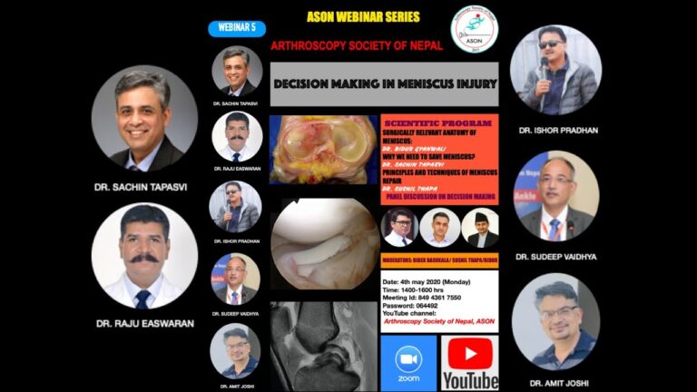 decision making in meniscus inju