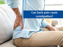 Can back pain cause constipation