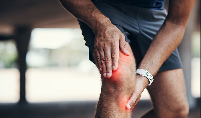 Knee pain in the back