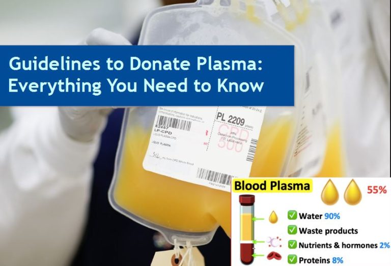 Guidelines to Donate Plasma