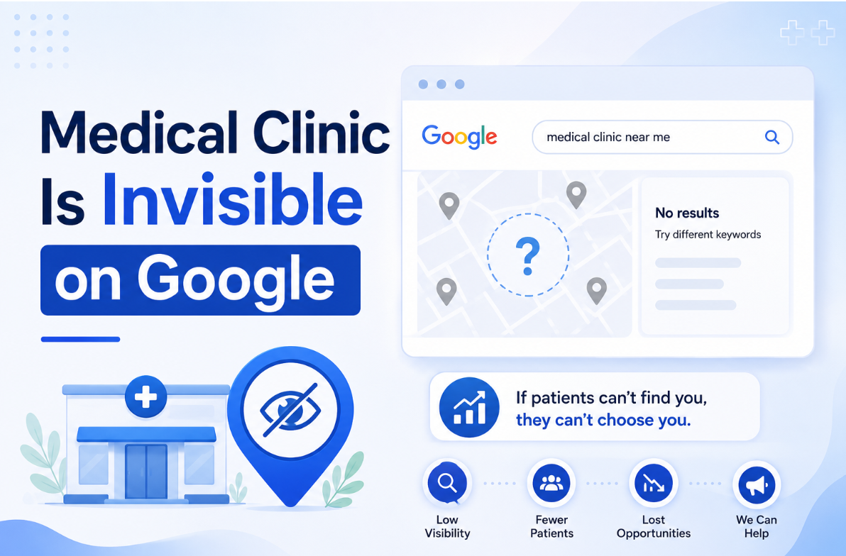 Why Your Medical Clinic Is Invisible on Google (And How to Fix It) 2 Why Your Medical Clinic Is Invisible on Google (And How to Fix It)