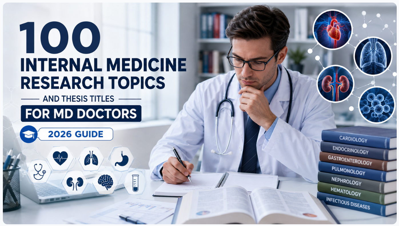 Internal Medicine Research Topics and Thesis Titles for MD Doctors