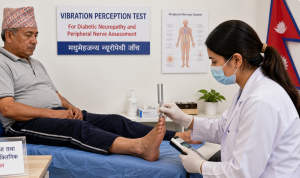 Vibration Perception Test in Nepal – Early Detection of Nerve Damage & Diabetic Neuropathy