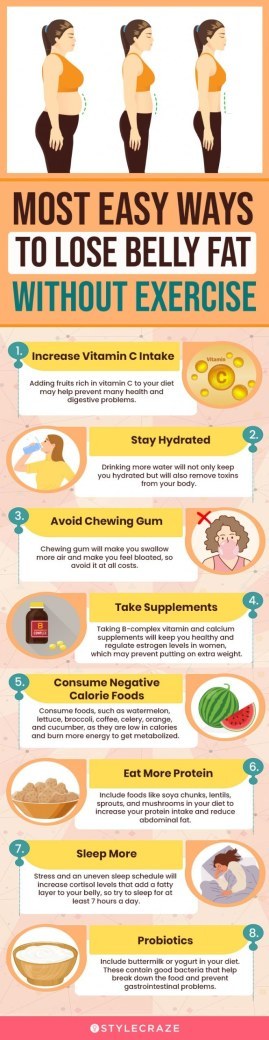 Lose Body Fat without exercise