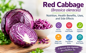 Red Cabbage (Brassica oleracea): Nutrition, Health Benefits, Uses, and Side Effects