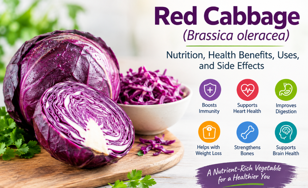 Health benefits of red cabbage