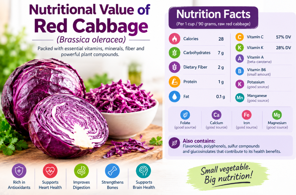 Nutritional Value of Red Cabbage